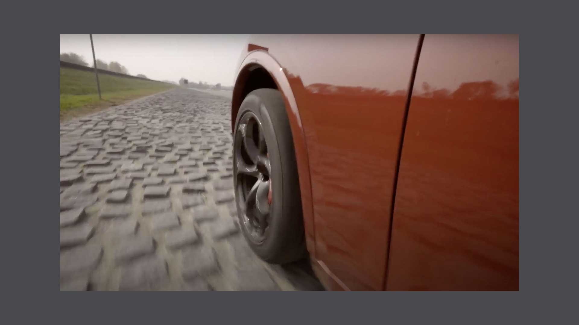 Photo of a red car detail 