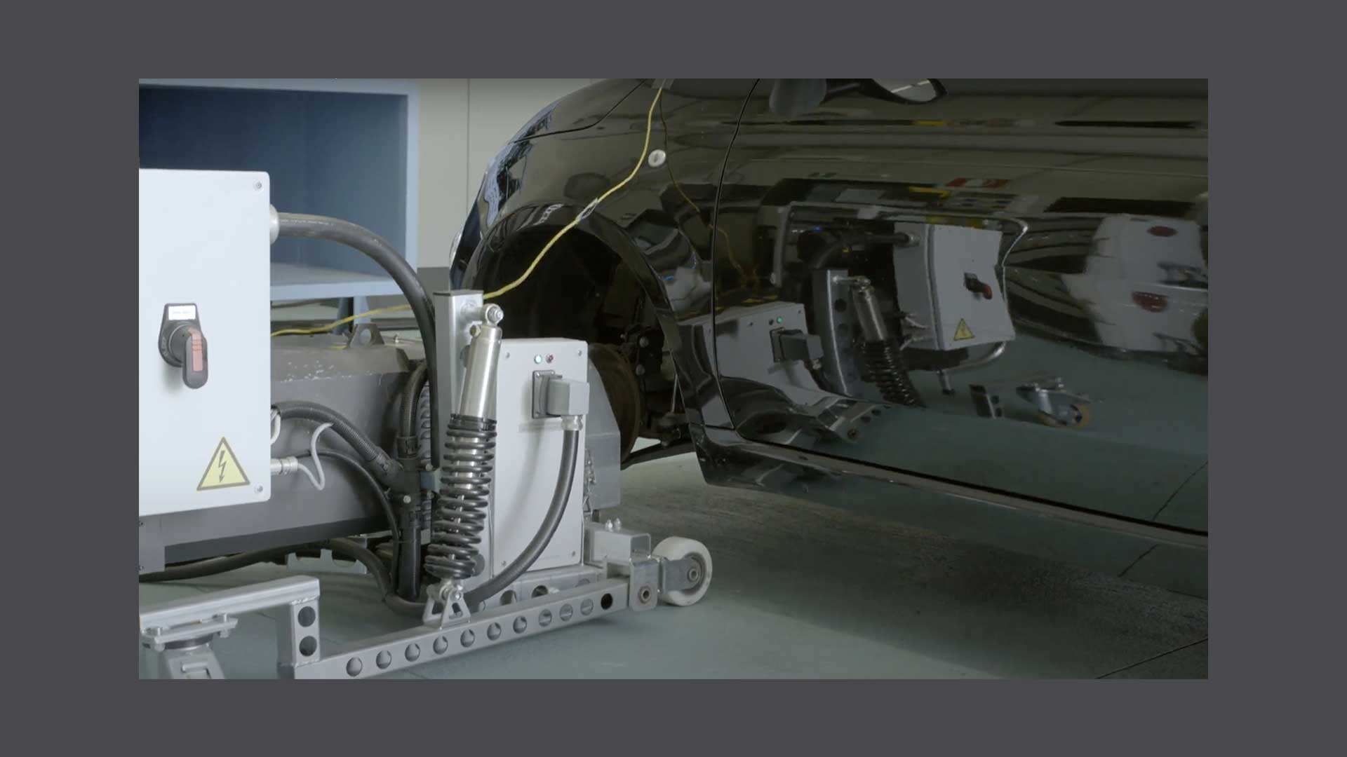 Photos of tools for testing an automobile