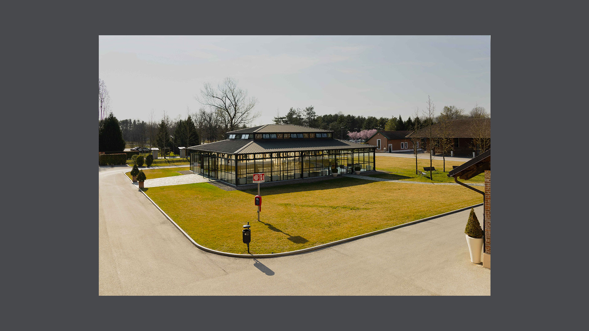 Photo of the side view of the Exterior Pavilion