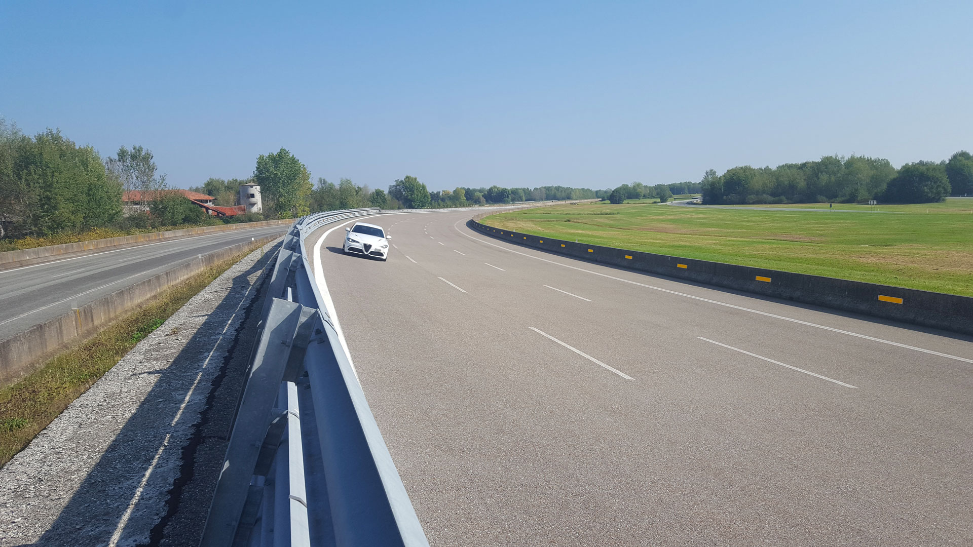 Photo of a car in transit on the High Speed Track