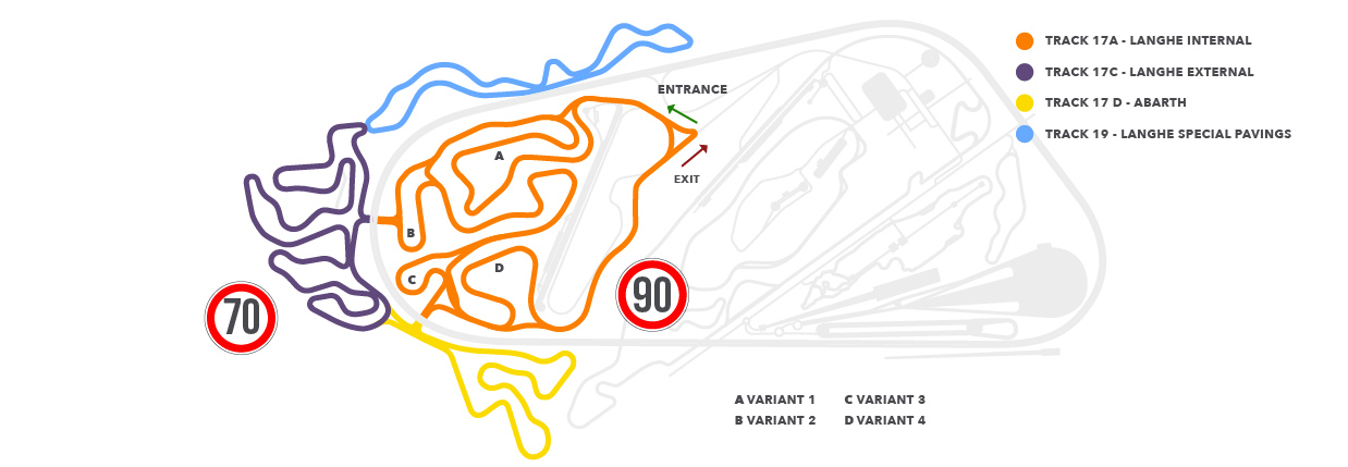 Langhe track map