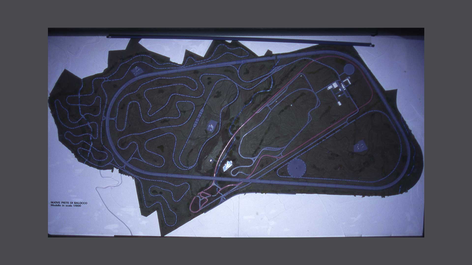 Immagine di una mappa delle piste di Balocco